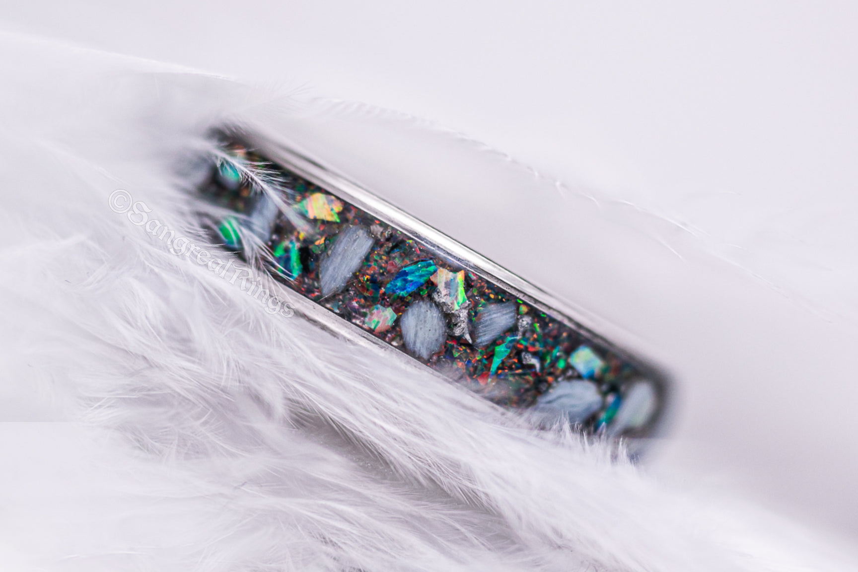 The Memorial Ring - Ashes & Opal
