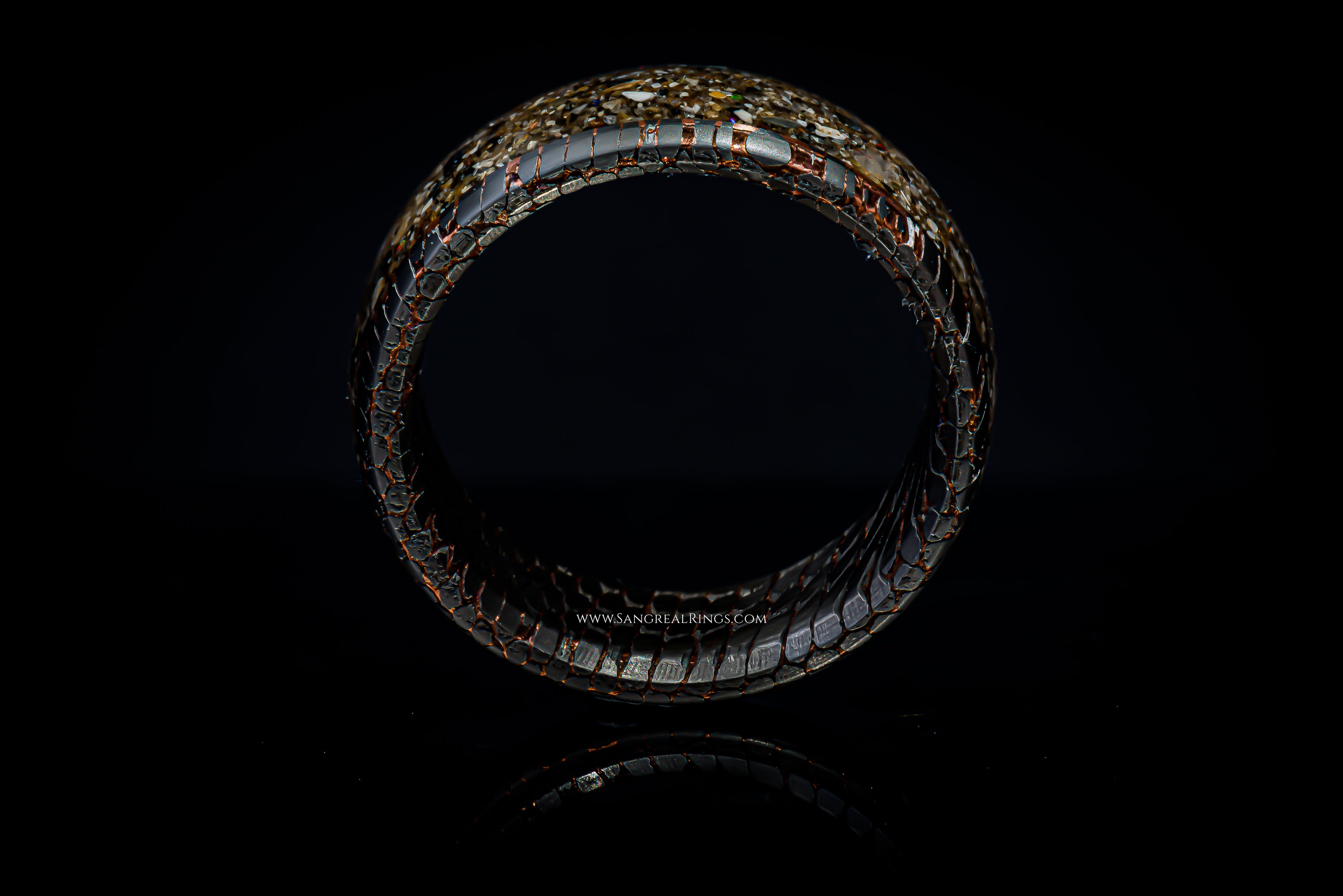 Superconductor Sand Ring