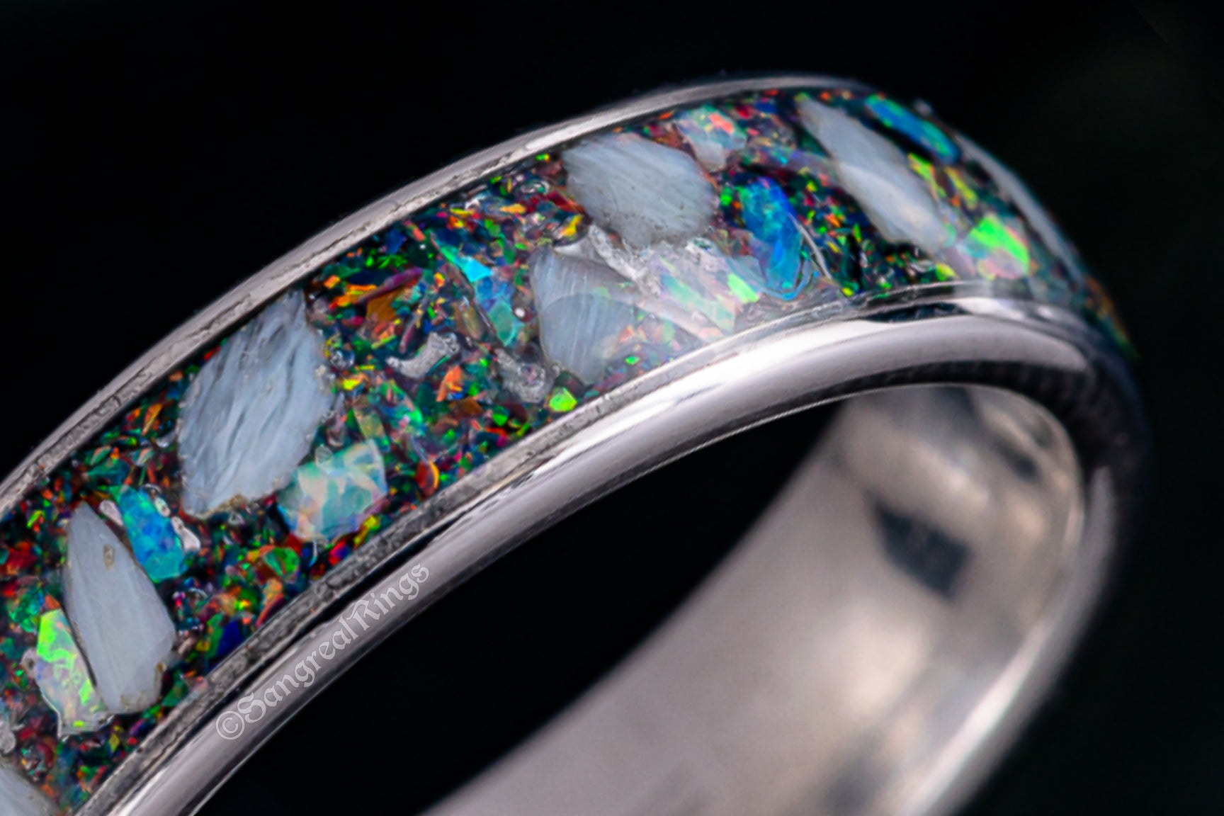 The Memorial Ring - Ashes & Opal