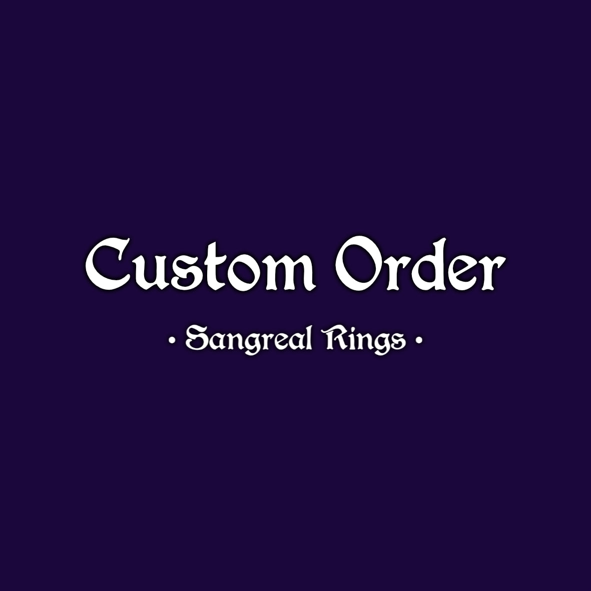Custom Order Invoice for Brent G.