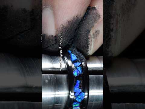Video of custom rings being made