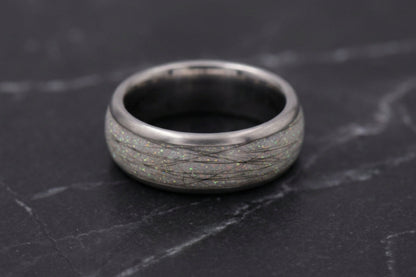 Pet Fur Ring | Titanium | Handcrafted, 100% Resin-Free