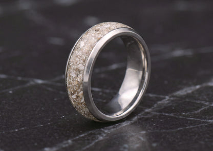 Memorial Ring with Ashes | Titanium | Handcrafted, 100% Resin-Free