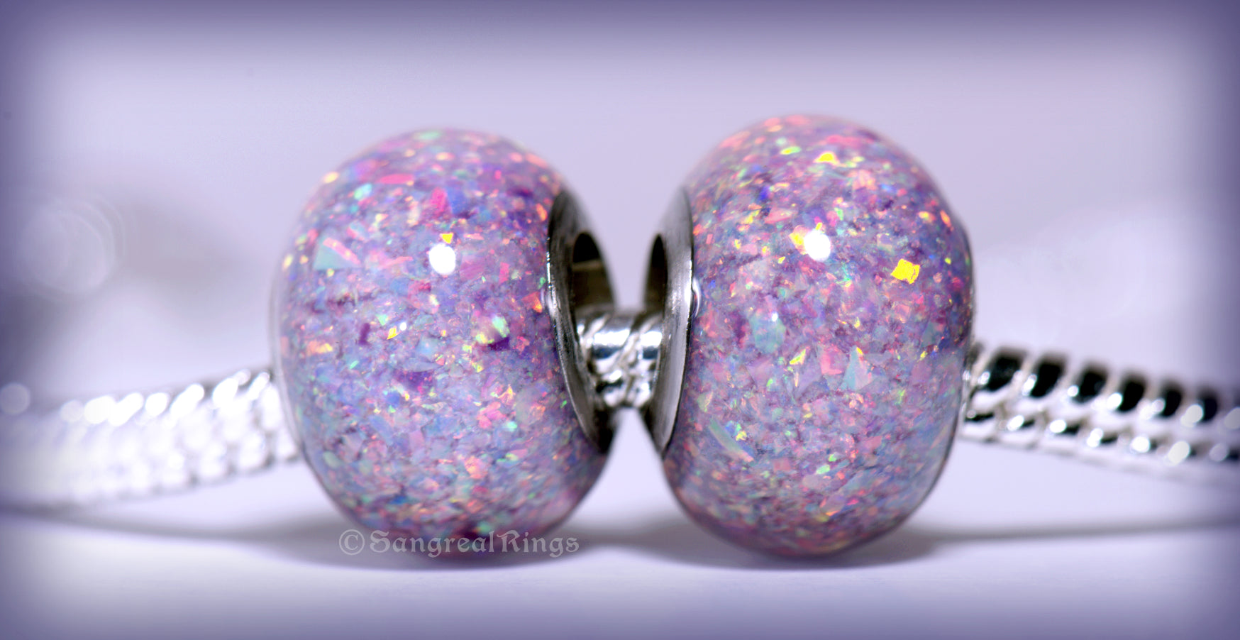 Light Purple Opal Beads