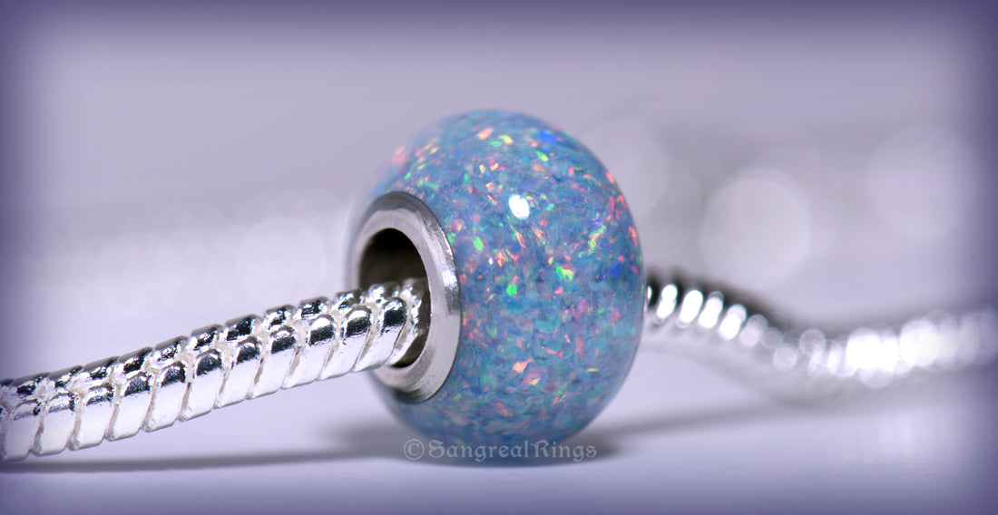 Light Blue Opal Beads