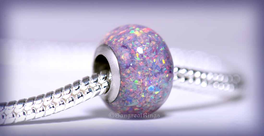 Light Purple Opal Beads