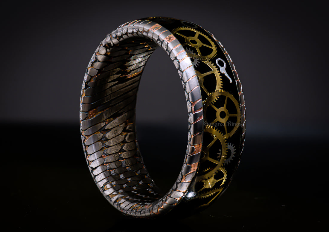 superconductor steamunk watcha part ring by sangrealrings