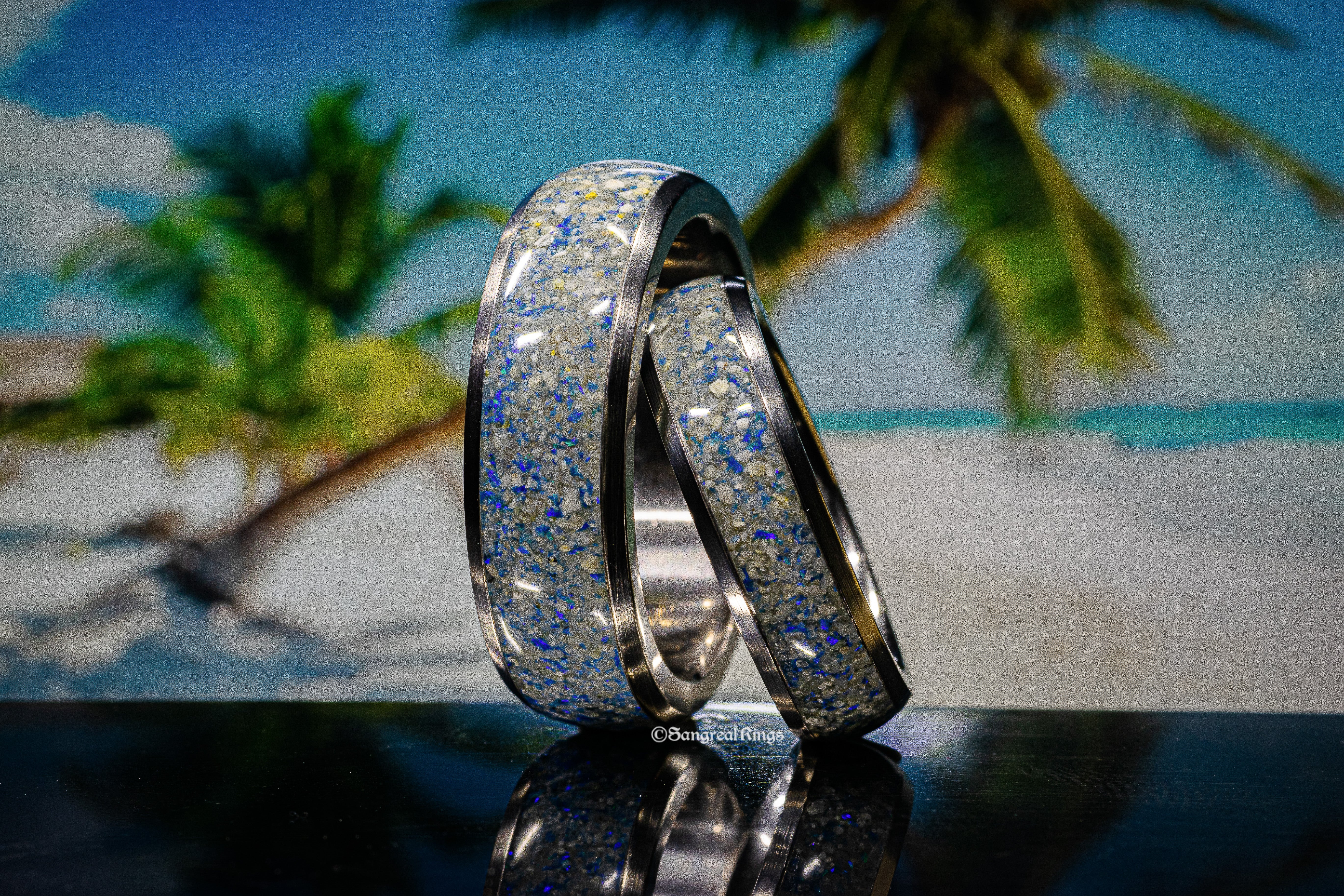 Titanium wedding rings his deals and hers