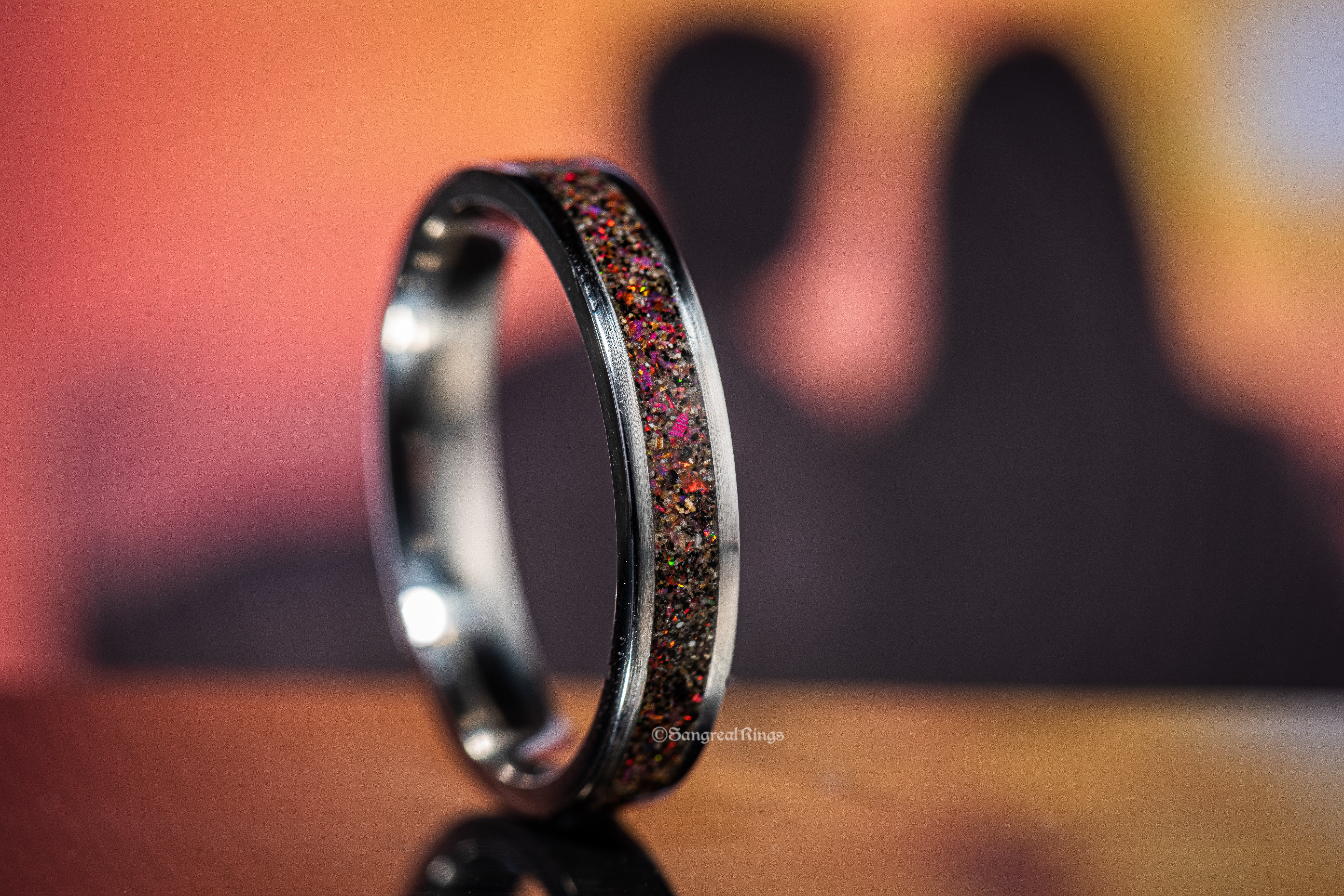 Elysium Black Diamond and Titanium Men's Ring or Wedding Band | Revolution  Jewelry