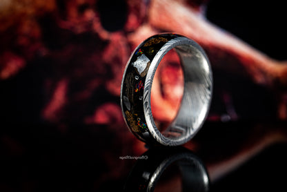 The Lost World Ring Damascus Steel