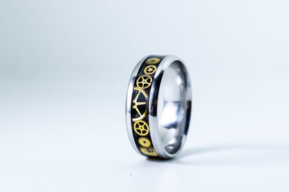 Titanium Steampunk Ring